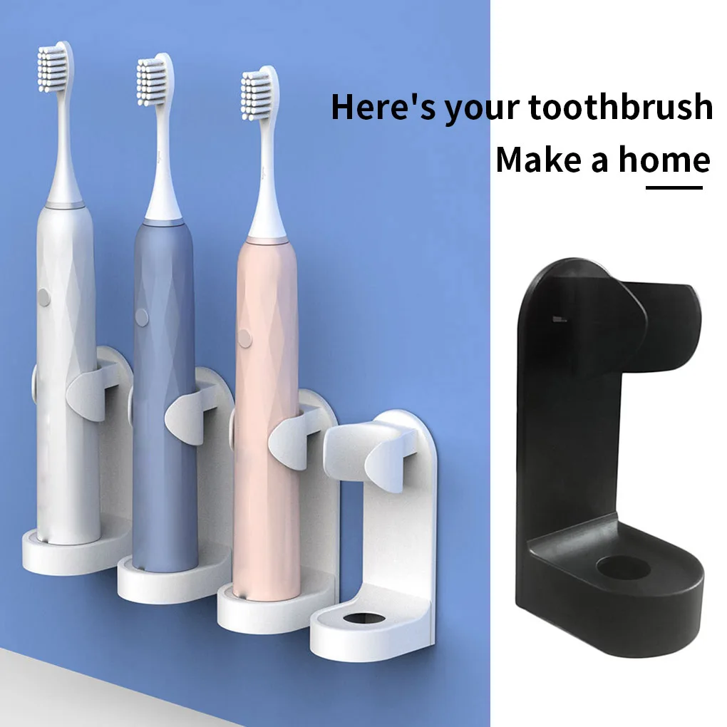1Pc Criativo Traceless Cremalheira do Suporte de Escova de dentes Organizador Escova de dentes Elétrica de Parede-Titular de Economia de Espaço Acessórios de casa de Banho