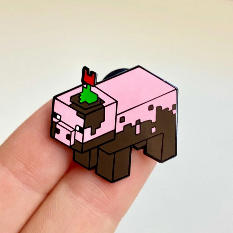 Pixel Inspirado Abelha Pin, o Esmalte Macio Pin, MC