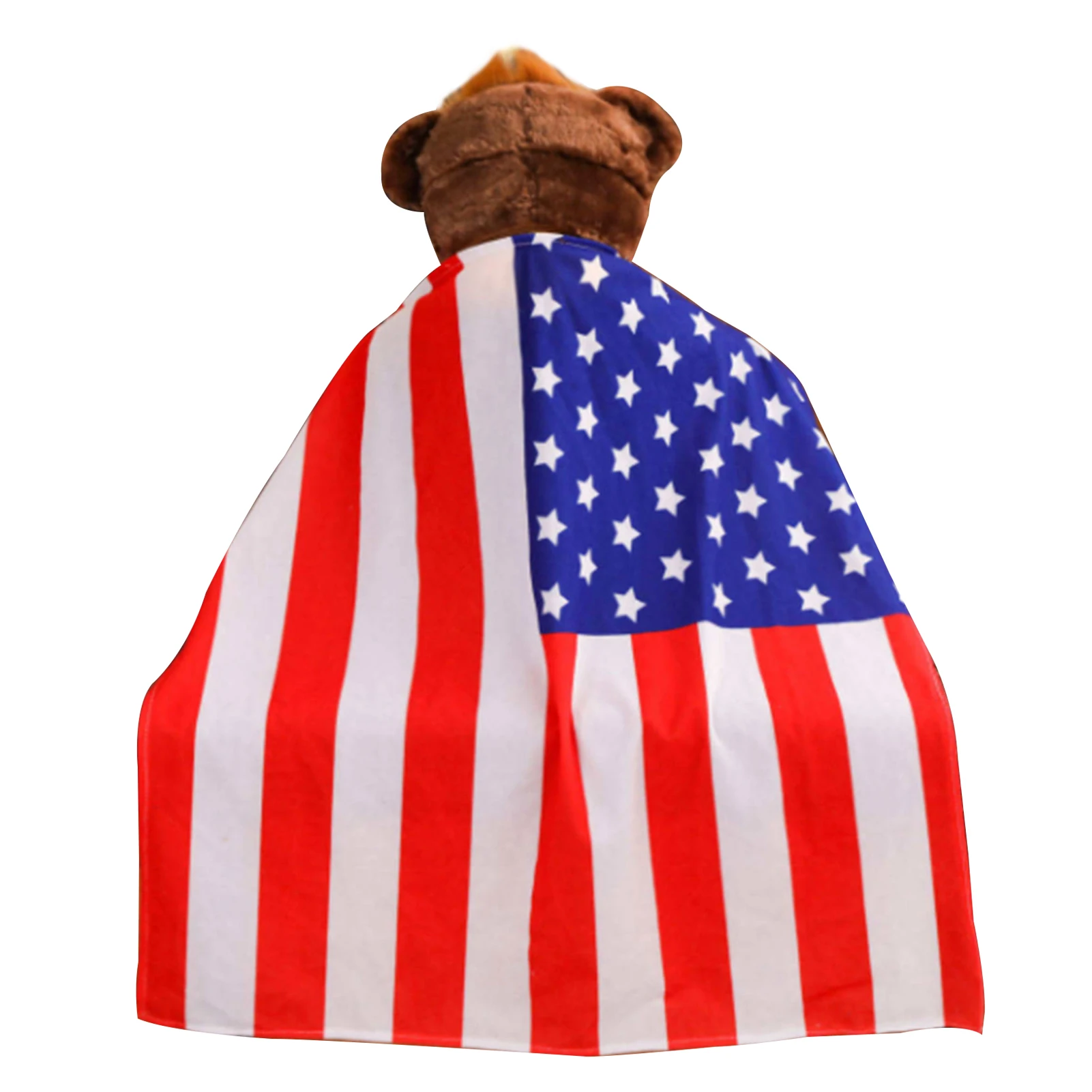 30cm de Donald Trump, Urso de Pelúcia Boneca Brinquedos Presidente dos estados unidos Trumpy Arcar Com a Bandeira do Urso Boneca de Pelúcia Recheado de Brinquedos de Crianças Presentes Dropshipping
