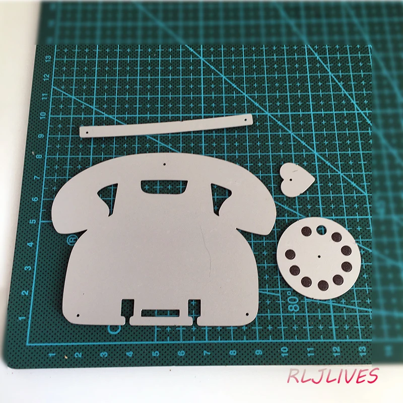 Mini Telefone Planejador de Corte de Metal Morre Stencils para DIY Scrapbooking Carimbo/álbum de fotos Decorativo em Relevo o Papel de DIY Cartões