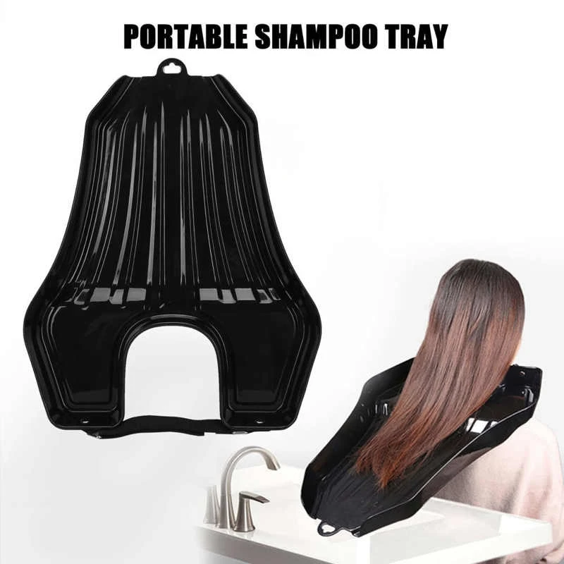 Portátil Shampoo Bandeja de Lavar o Cabelo Pia para Idosos, Mulheres Grávidas Cabelo Ferramenta de Limpeza do Barbeiro Acessórios