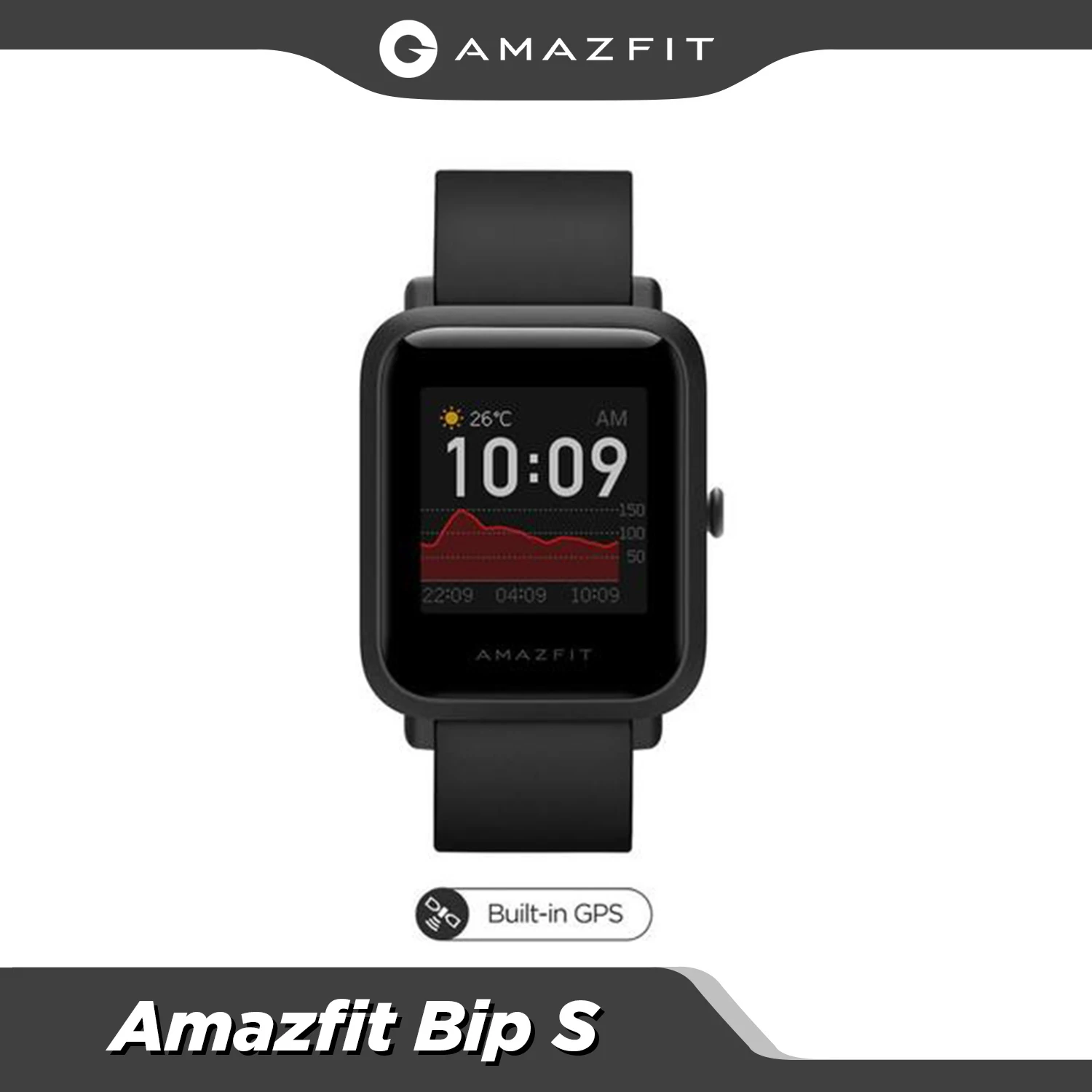 Original Amazfit Bip S Smart Watch GPS Bluetooth Esporte Monitor de frequência Cardíaca IP68 Impermeável Chamada de Lembrete MiFit Alarme de Vibração