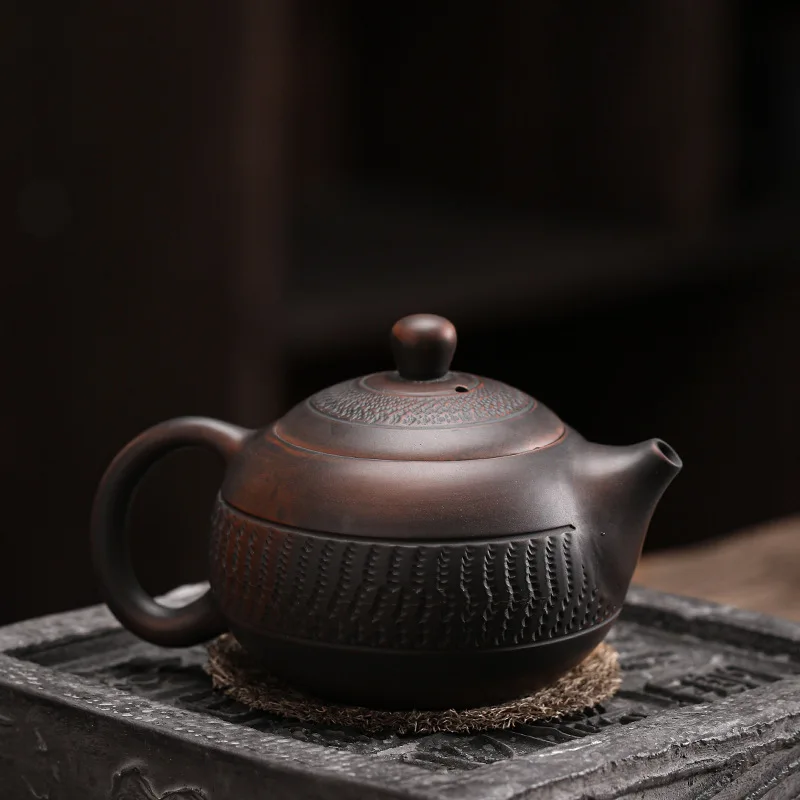 Roxo Cerâmica Xi Shi Pote Chinês Mão-De Salto De Cerâmica Kung Fu Bule Único Bule De Chá Dispositivo De Kung Fu Conjunto De Chá, Chaleira Do Chá