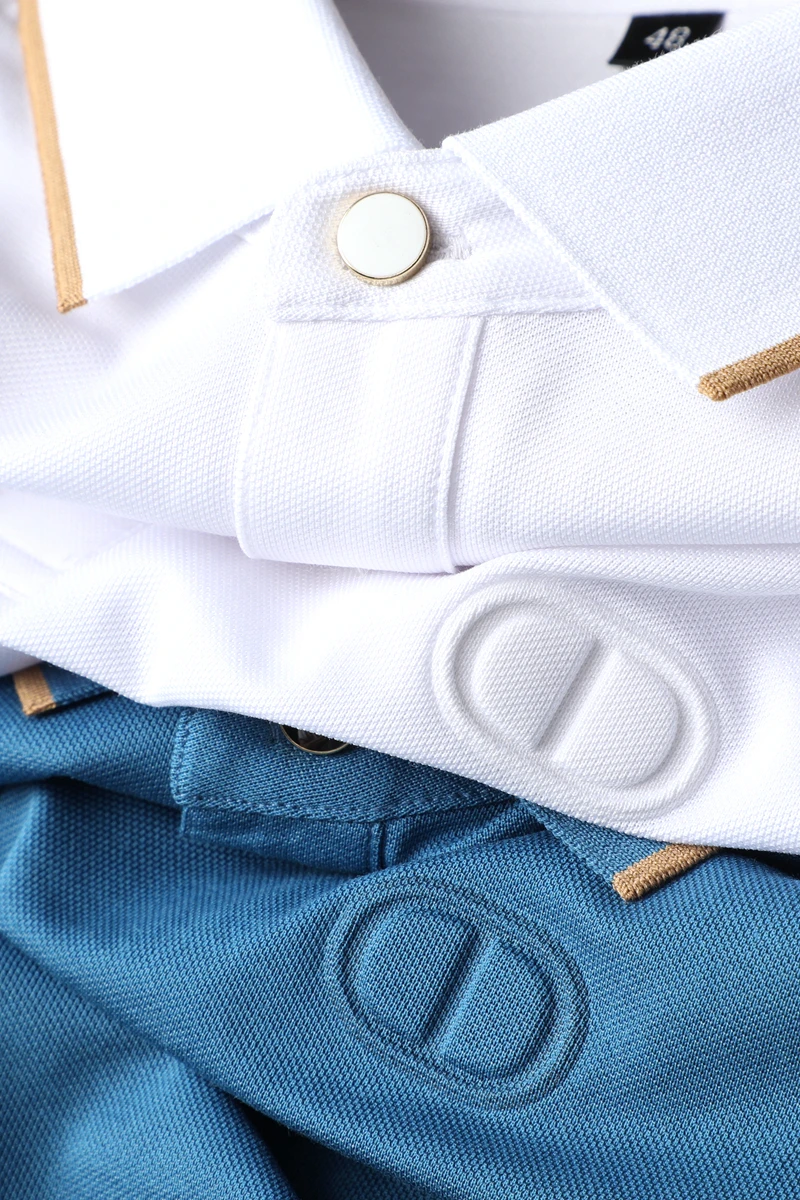 JSBD Moda Cor Colares de Verão T-Shirt High-end de Algodão Confortável + Amoreira Seda de Negócios, de Lazer, de Manga Curta, Camisa de Polo