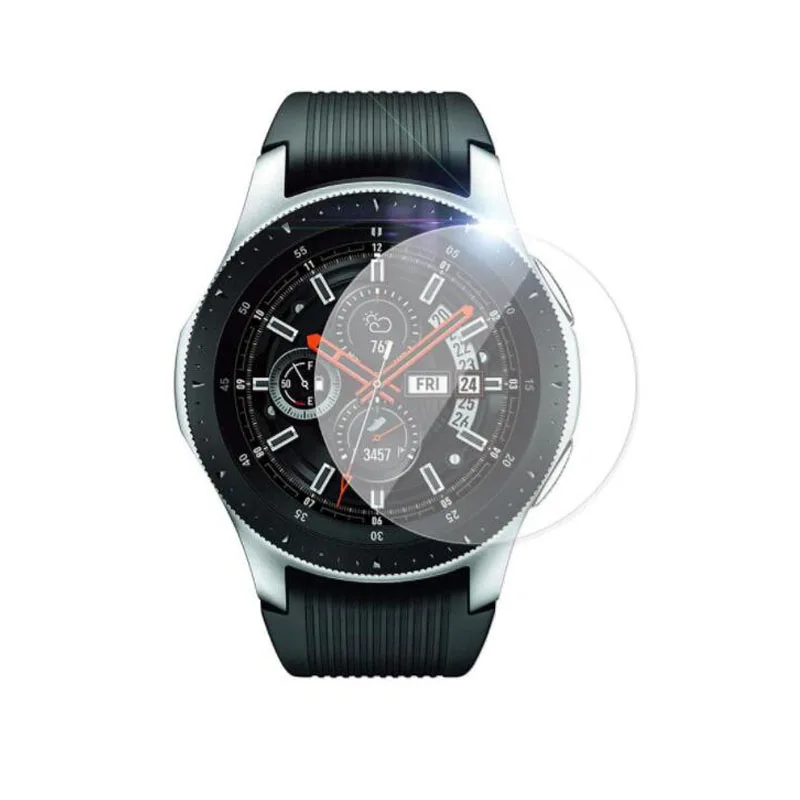 Vidro temperado Película Protetora transparente de Protecção Para Samsung Galaxy Watch 42MM 46MM Smartwatch Tela de Exibição do Protetor de Tampa