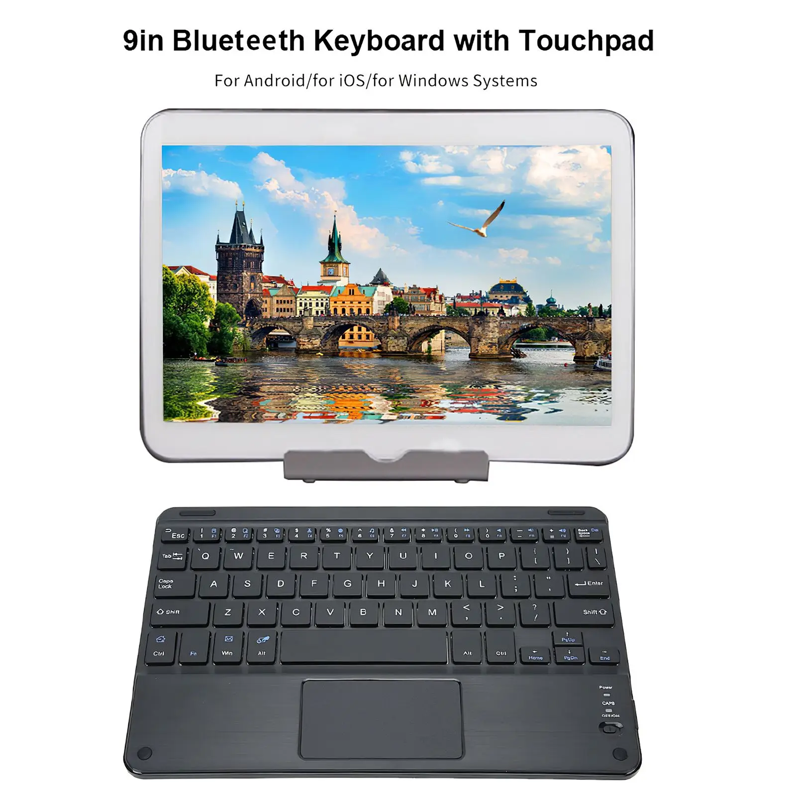 Mecânica Teclado Bluetooth 64 Teclas Do Teclado Compatível Com O Tablet Sem Fio, Teclado Tablet Sem Fio Do Teclado De Negócios Touchpad