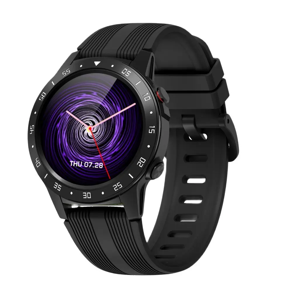 Novo M5S GPS Smart Watch Homens Independentes de Cartão de Chamada de Monitor de frequência Cardíaca IP67 Impermeável Bússola, Barômetro Altitude Smartwatch Banda