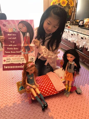 SnapStar cartoon boneca bonito bonito presente para a menina da boneca americana weilan