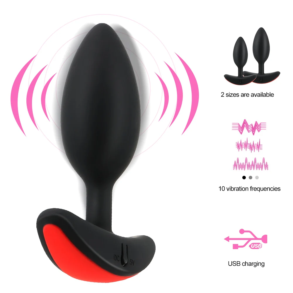 Ânus Expansão Estimulador 7 Frequnrecy Massagem de Próstata Sex Shop com Massageador Vibratório G-spot de Brinquedos Sexuais Para Casais