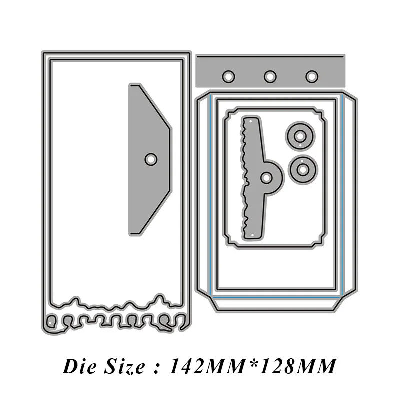 2021 Novo Cartão de Convite de Corte de Metal Morre DIY Scrapbooking em Relevo o Papel da Foto Carimbos de Artesanato Modelo de Molde Estênceis