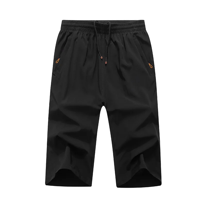 Homens Cortada Calças de Verão de Novo Sportswear Fina Moletom Masculino Casual Calças Soltas Jogger Track Pants Plus Size 9XL