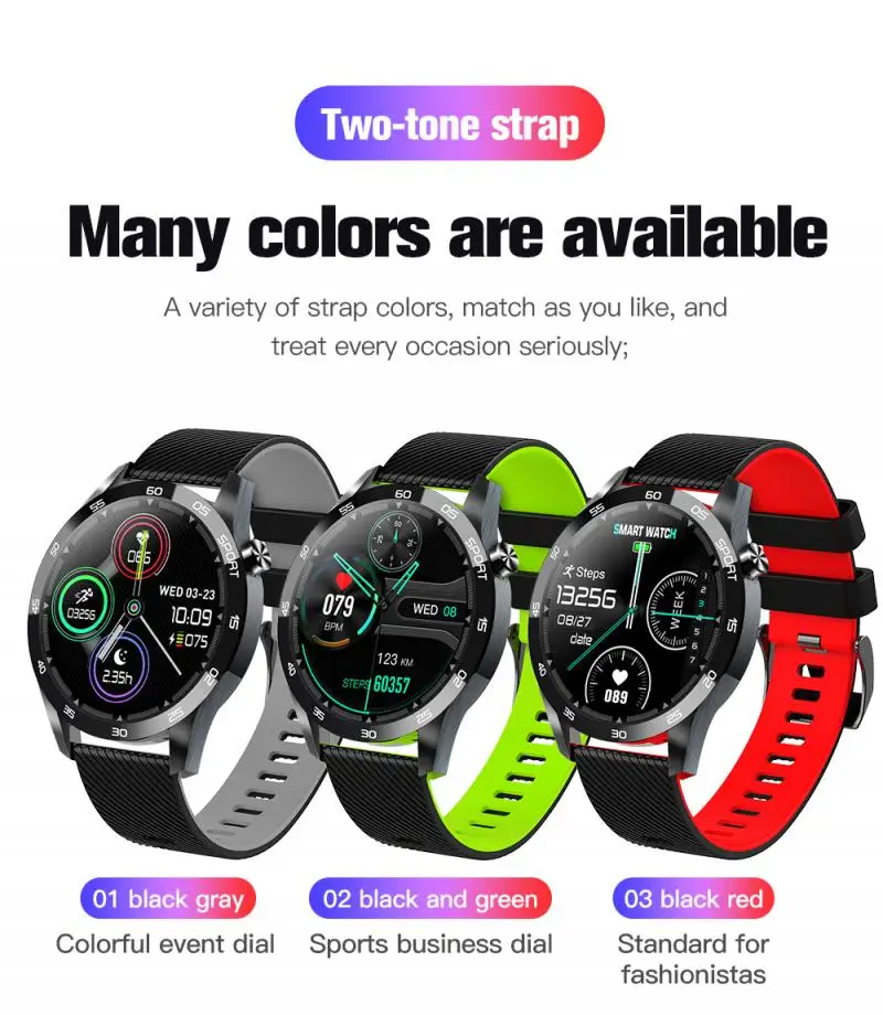 Para Doogee S86 S88 Mais X95 Pro S96 Pro S35 S58 S59 S88Pro Smart Watch Temperatura do Monitor de Ritmo Cardíaco de Fitness Tracker Smartwatch