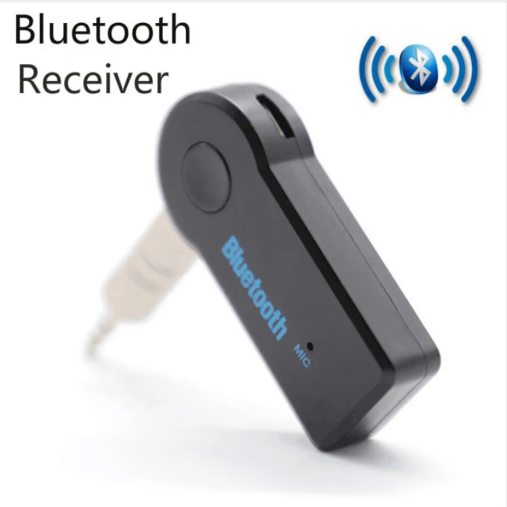 Aux Carro Bluetooth Receptor de Áudio Conversor de AUX Carro de 3,5 mm sem Fio Bluetooth do Carro Adaptador de Novo Bluetooths Receptor
