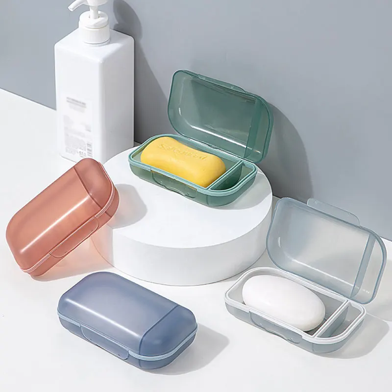 Criativo Caixa de Sabão Domésticos, acessórios de viagem Sabão Rack impermeável, à prova de vazamento de caixa de sabão de Banho lavatório produtos de Banho Novo