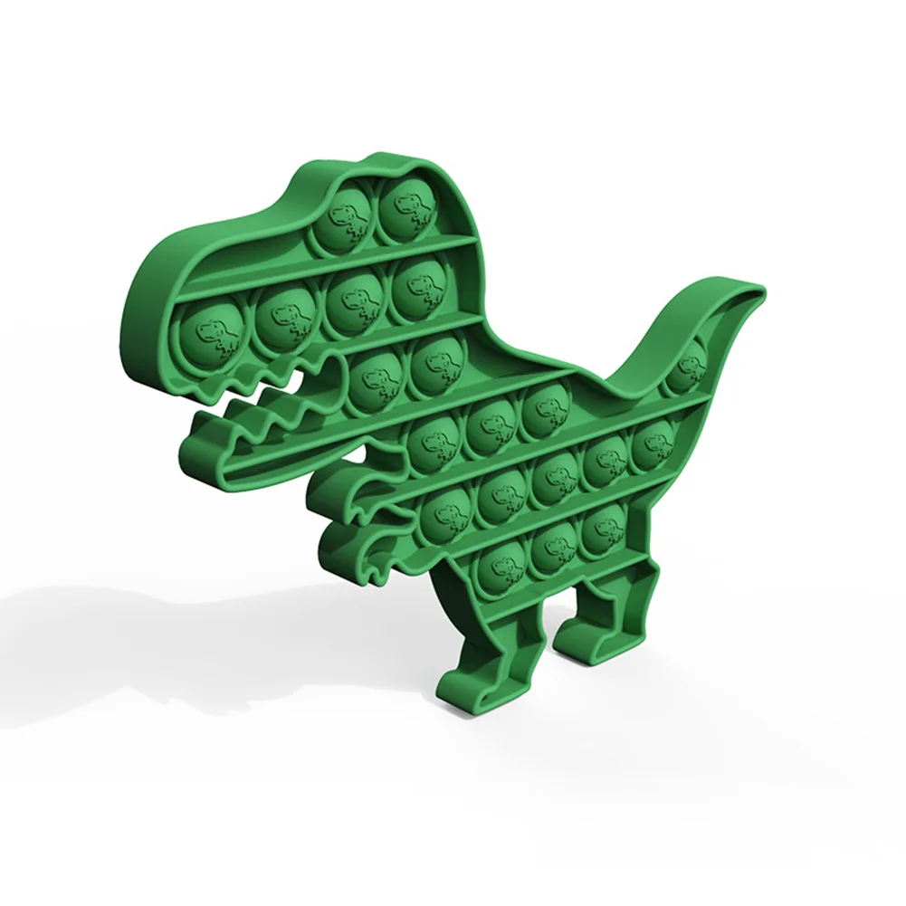 Dinossauro Apaziguador de Quebra-cabeça Brinquedos de Empurrar a Bolha Sensorial Fidget para o Autismo Quebra-cabeça do Bebê Precoce Brinquedo Educativo