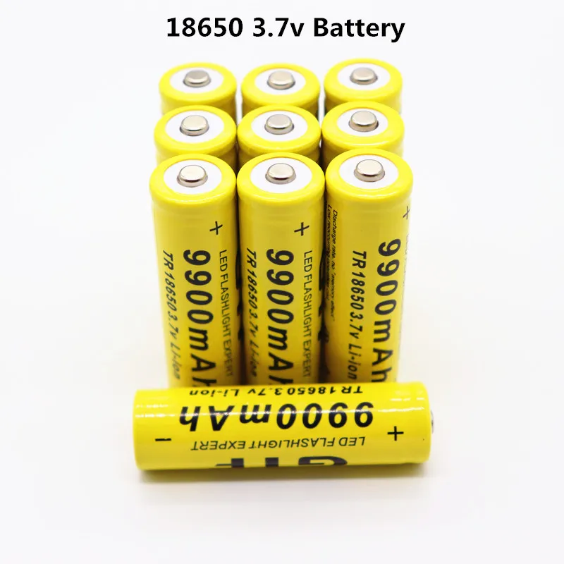 NOVO 18650 bateria de 3,7 V 9900mAh recarregável de iões de lítio antes de bateria para a Tocha lanterna Led batery litio bateria+ Frete Grátis
