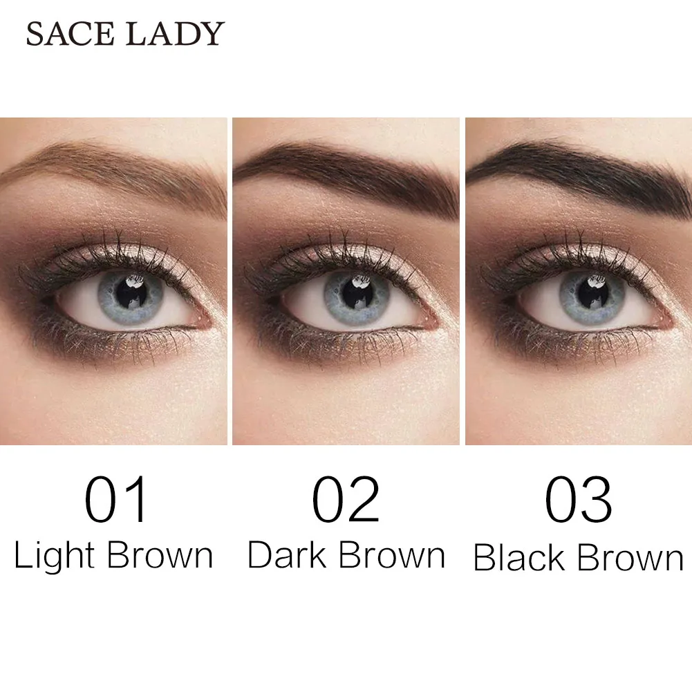 Novo SACE SENHORA da Sobrancelha Corante Gel Impermeável Maquiagem de Sombra para o Olho da Testa de Longa Duração Tonalidade de Sombra Make-up SCI88