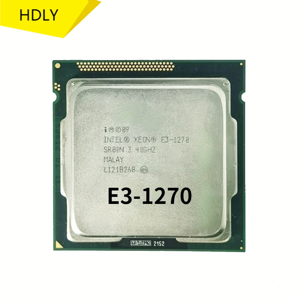 Usado Intel Xeon E3 1270 3.4 GHz 8MB LGA 1155 Quad Core CPU Processador SR00N