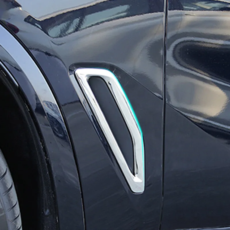 2pcs ABS o Carro do Lado de Ventilação de Ar Decoração Guarnição Para BMW X5 G05 2019 Acessórios