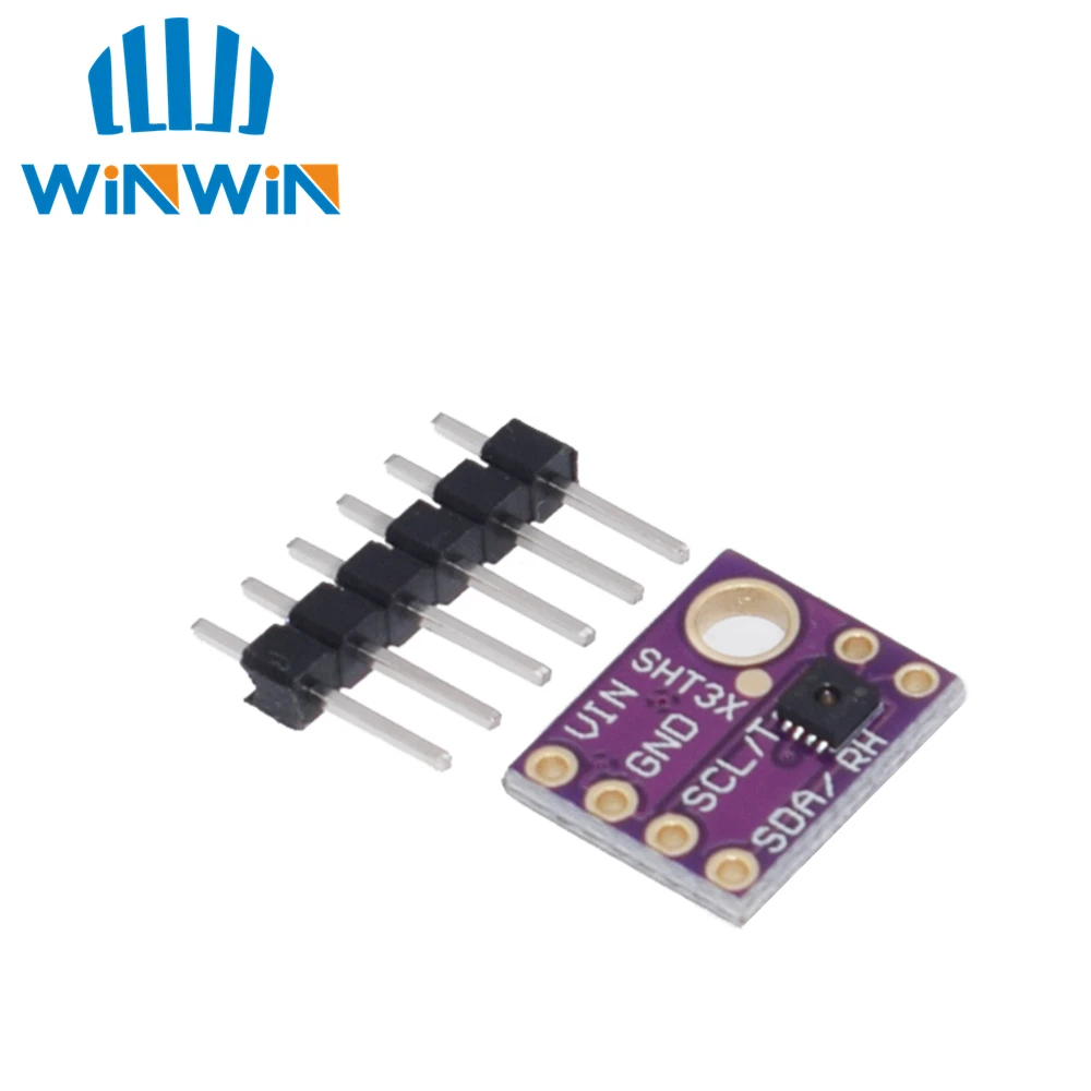 SHT31 Temperatura SHT31-D Sensor de Umidade Módulo Microcontrolador IIC I2C Breakout Tempo 3V 5V Compatível Para Arduino