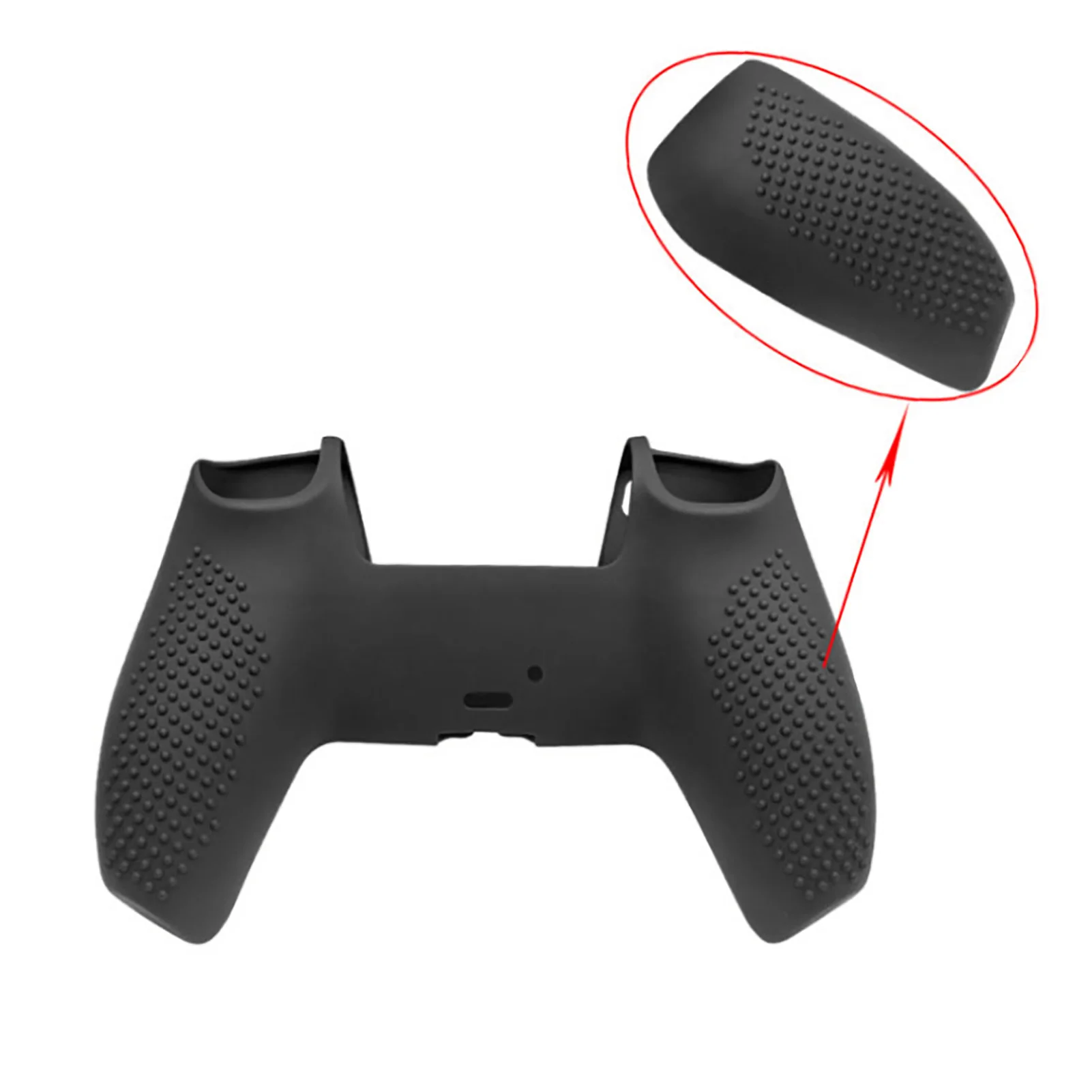 De Silicone Protetora Para PS5 Controlador de Poeira Não-derrapante, Anti-risco Gamepad Shell Capa Para DualSense Controlador de Jogo