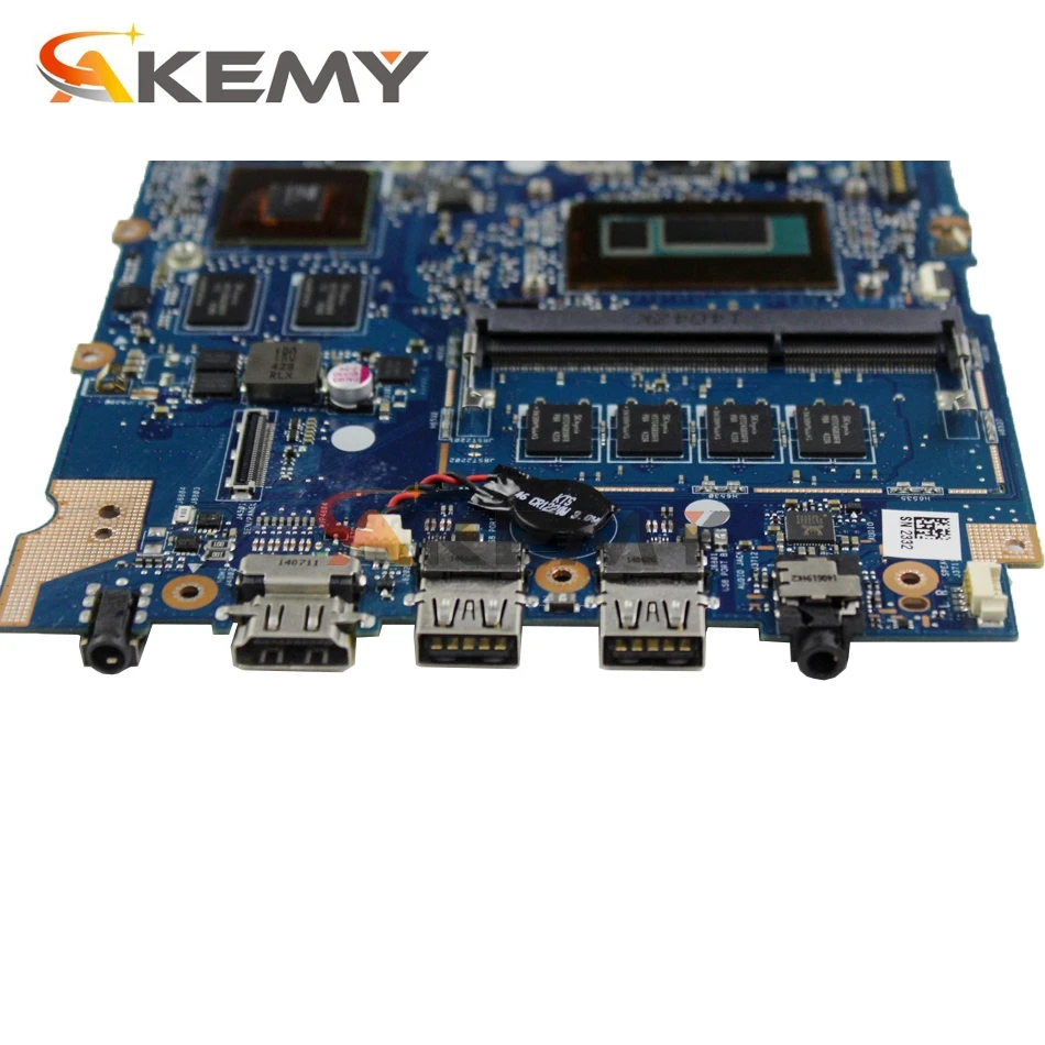 Akemy TP300LA Laptop placa-mãe para o ASUS Transformer Book Flip TP300LA TP300LD original da placa-mãe 4GB-RAM I7-4510U GT820M-2GB