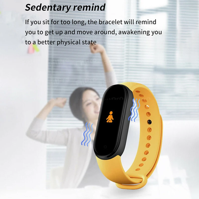 M5 Banda Inteligente compatível com Bluetooth Sport Fitness Tracker Pedômetro M5 Inteligente Relógios Monitor de frequência Cardíaca Chamada Smart Pulseiras