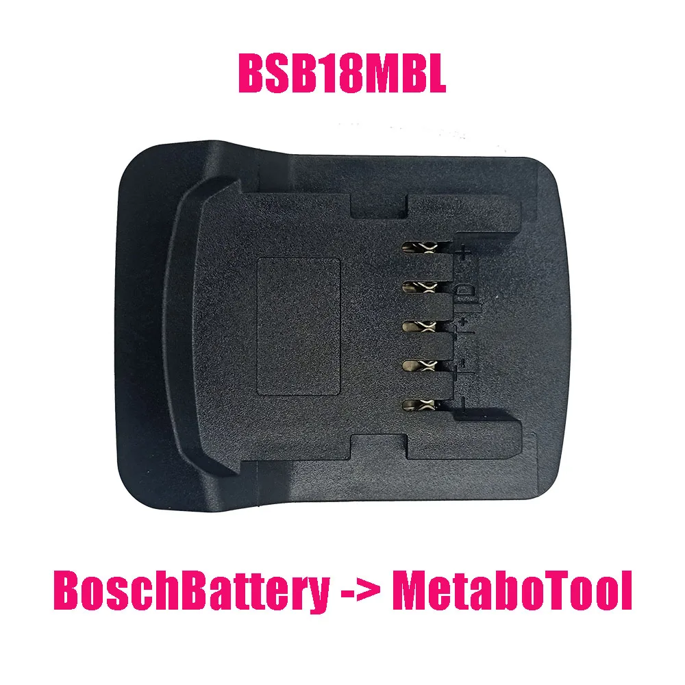 BSB18MBL Conversor Adaptador Pode usar Bosch 18V Li-ion Bateria no Metabo 18V Ferramenta de Lítio