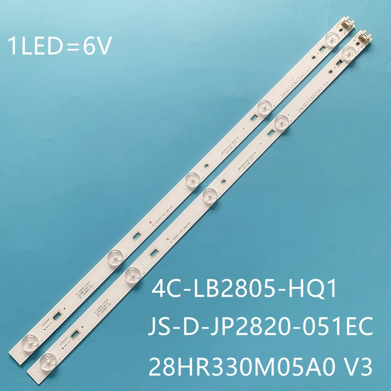 LED de luz de fundo strip5 lâmpada para TCL 28