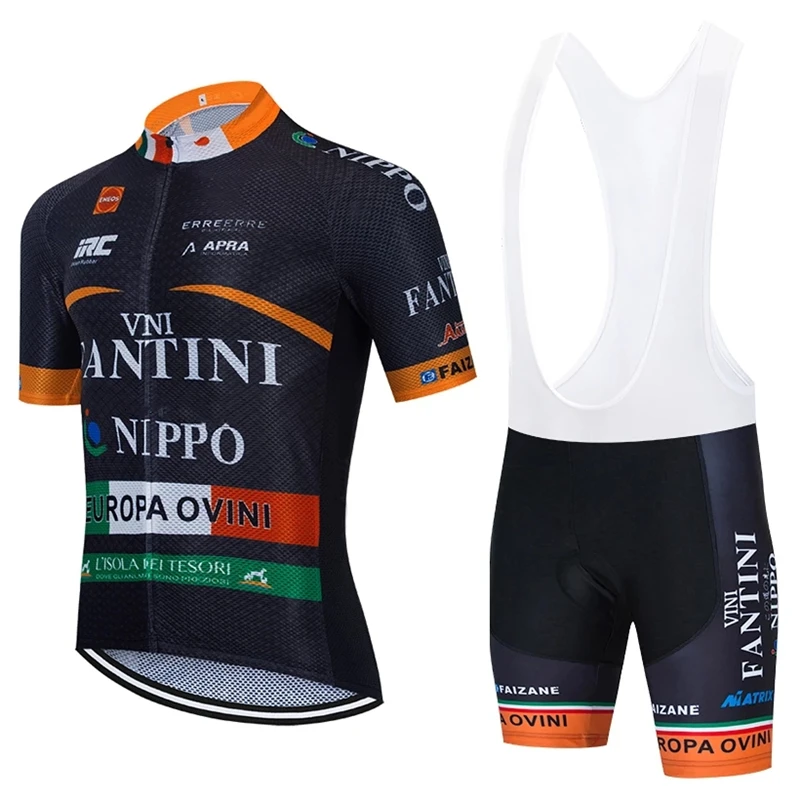 VINI Fantini Homens Equipe 2021 Ciclismo Jersey Conjunto Moto Shorts Premium 20D Seca Rápido, Calças Ropa Ciclismo Pro Bicicleta Maillot Roupas