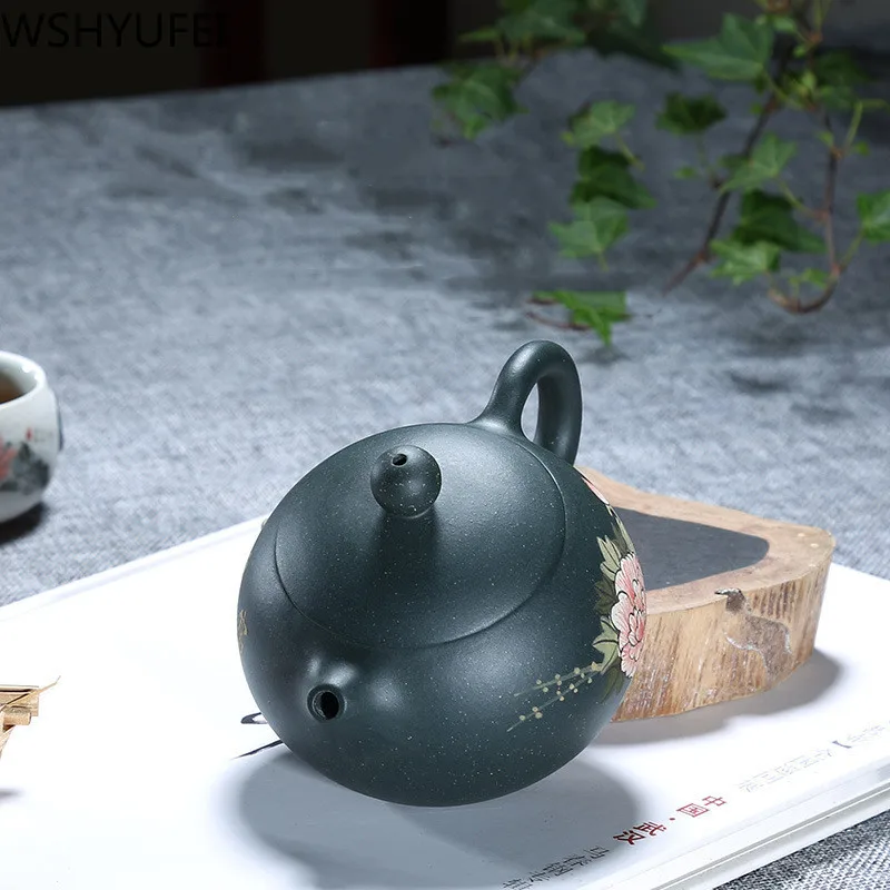 Yixing chá de panela de barro roxo Xishi filtro bule belezas artesanal chaleira Chinês Teaware presentes personalizados autêntica 240ml