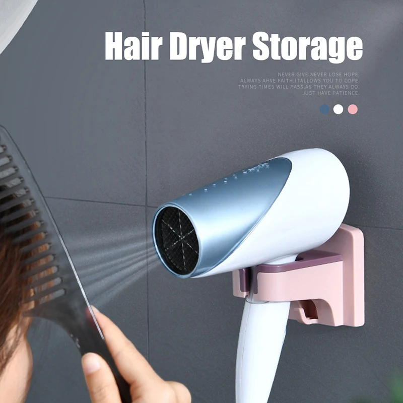 Suporte Rack Organizador De um Secador de cabelo ABS Prateleira do Banheiro de Armazenamento de Alta Qualidade de Parede Secador de Cabelo Titular Secador de cabelo