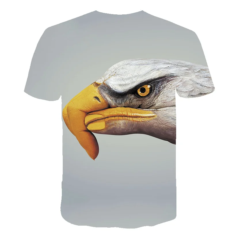 2021 Nova Bandeira dos EUA T-shirt dos Homens / Mulheres Sexy 3d Camiseta Águia de Impressão Bandeira Americana Homens T-shirt de Verão Tops Tees homens vestuário de moda