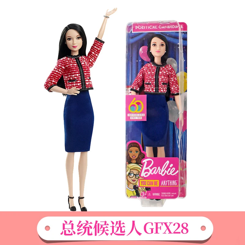 A Boneca Barbie Profissões 60º Aniversário Astronauta Boneca Repórter de Moda de Boneca Bonecas casinha de Brincar de se Vestir com Brinquedos GFX23