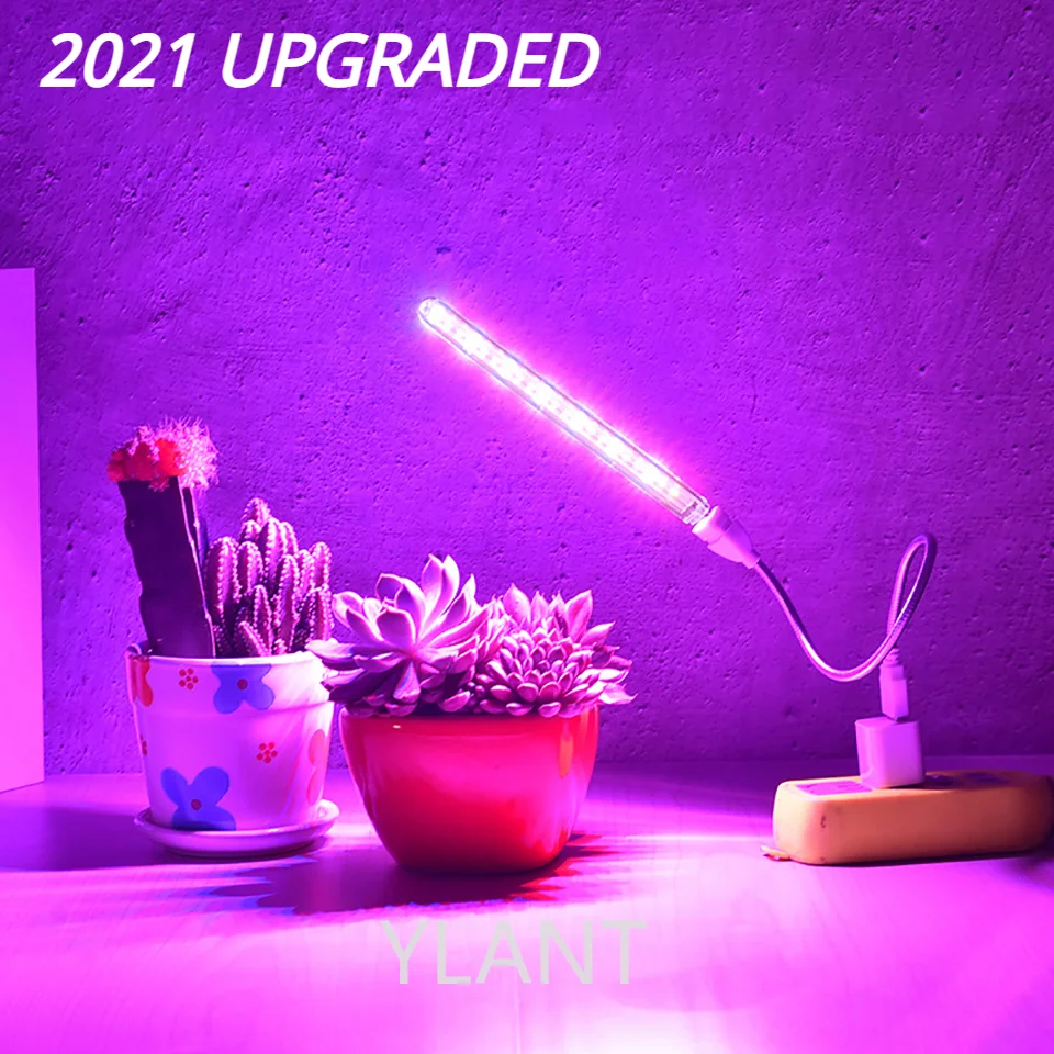 10W LED Cresce a Luz de Espectro Completo USB Crescer Luzes 5730 SMD DC5V LEDs Fito de Fita de Sementes, Plantas, Flores, Hortaliças em Estufas