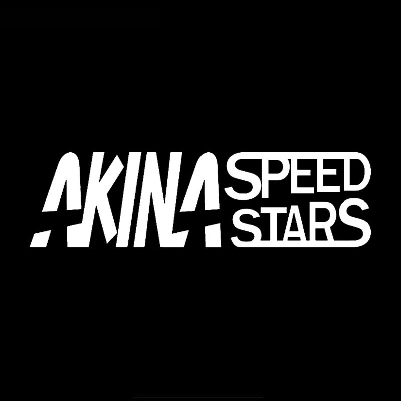 AKINA SPEED STARS Vinil Adesivo Decalque Engraçado JDM Inicial D Baixou Carro de Corrida Adesivo Impermeável Auto Acessórios de PVC,23cm*6cm