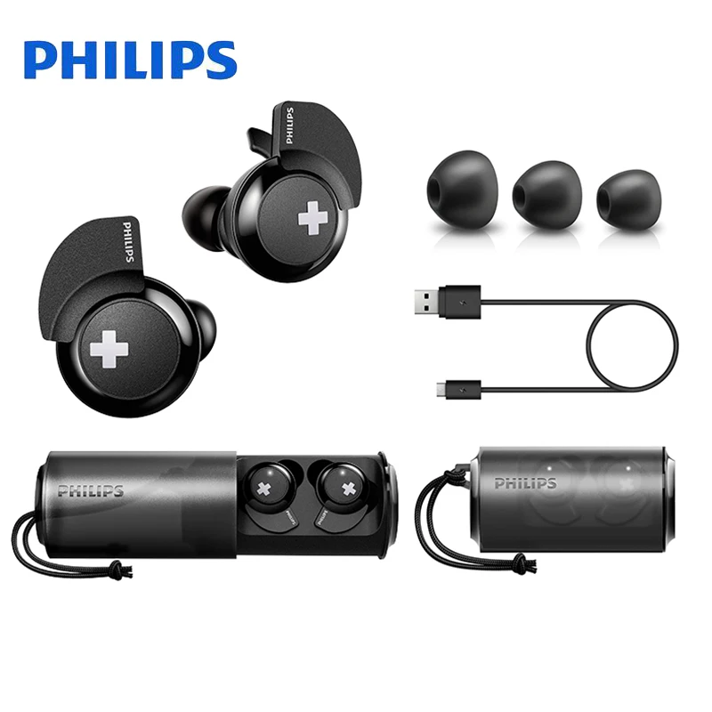 Philips Fone de ouvido sem Fio SHB4385 com Bluetooth 4.1 polímero de Lítio de Controle de Volume para Iphone X Galaxy Note 8 Teste Oficial