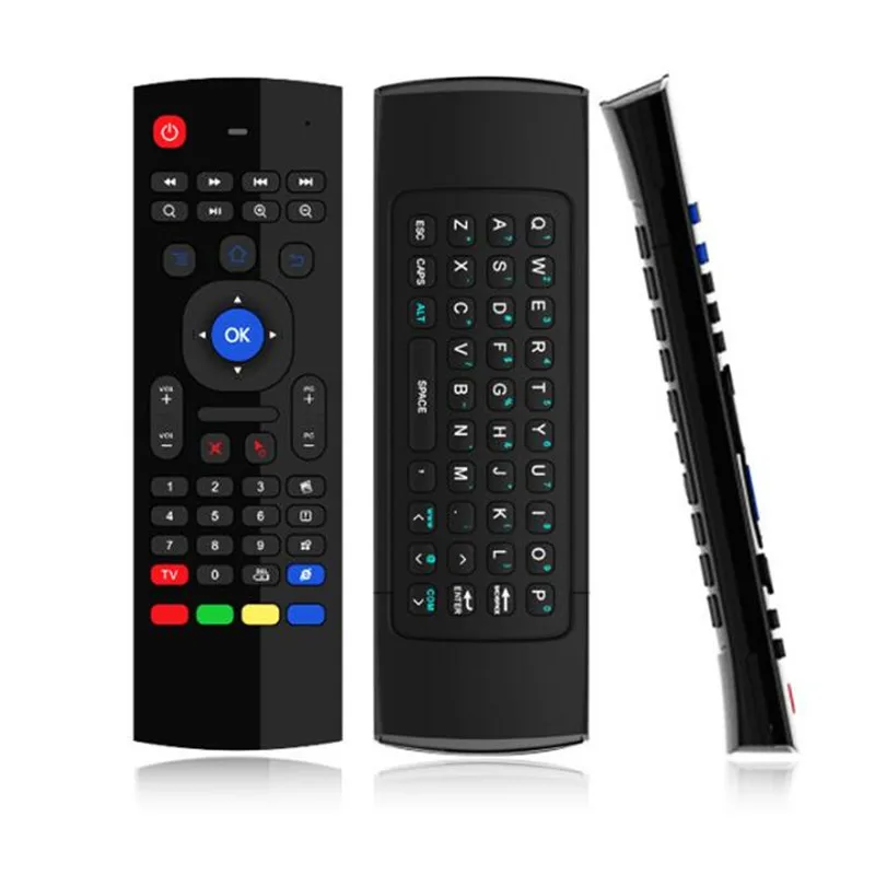 TV Ar Mouse MX3 controlada Mover as Mãos 2.4 G sem Fio do Teclado de IR Para a Smart TV da Caixa de Projetor T95Z Plus/X96 mini MAX X2 PRO