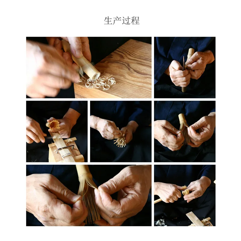 Quente De Chá De Bambu Batedor De Ponto De Matcha Chá Verde Em Pó Aparelho Ferramenta De Correspondência De D6