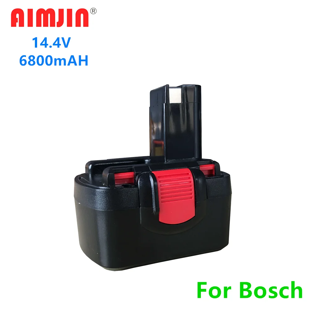 Atualização 14,4 V 6800mAh Ni-CD Recarregável Bateria para Bosch 14,4 V Bateria BAT038 BAT040 BAT140 BAT159 BAT041 3660K 2607335275