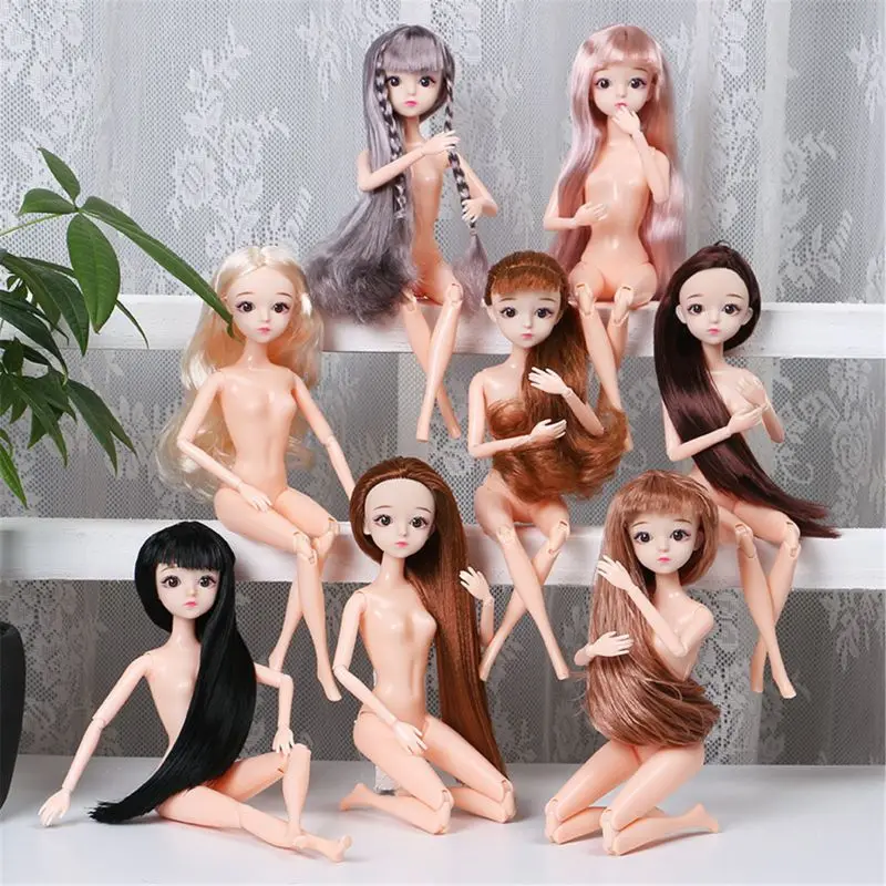 30cm Boneca de Moda de Brinquedos para Meninas 1/6 Bjd Bonecas Corpo Make-up 3D Olhos Bela Princesa Menina Bonecas de Plástico DIY Brinquedo para Meninas