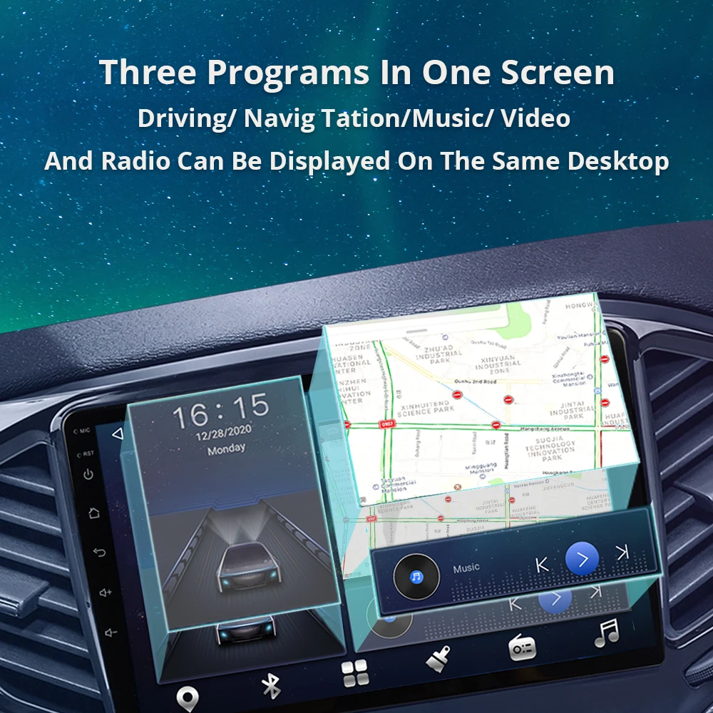 2DIN Android De 10 Rádio do Carro Para Toyota Prado 150 2010-2013 Auto-Rádio Estéreo do Receptor GPS de Navegação de Vídeo do Carro Estéreo Nenhum DVD 2DIN
