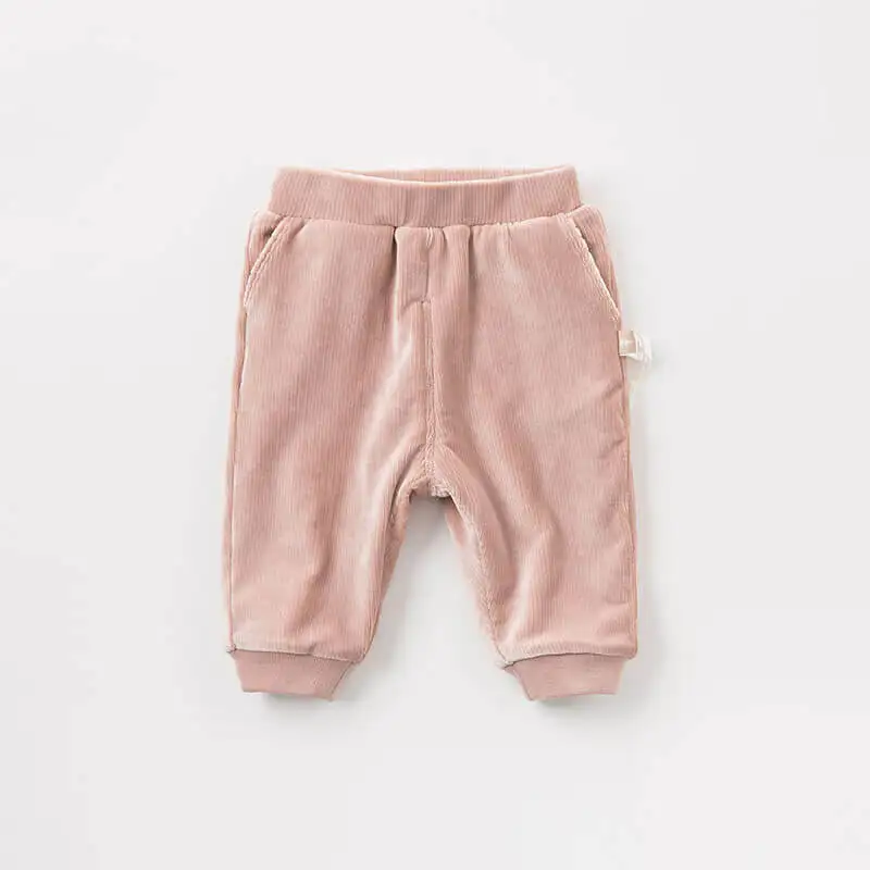 DB9452 dave bella outono de bebê unissex, moda calças de crianças comprimento total de crianças calça infantil criança calças