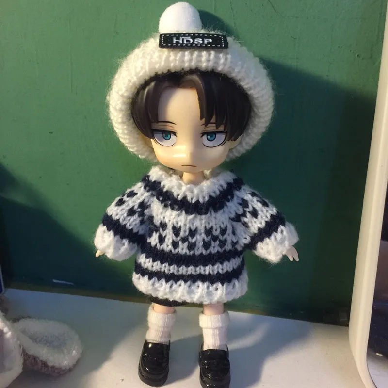 Novo Ob11 desgaste do bebê suéter de malha desgaste do inverno 1/12 BJD boneca de vestuário, Roupas de Boneca Acessórios de brinquedos para as Crianças