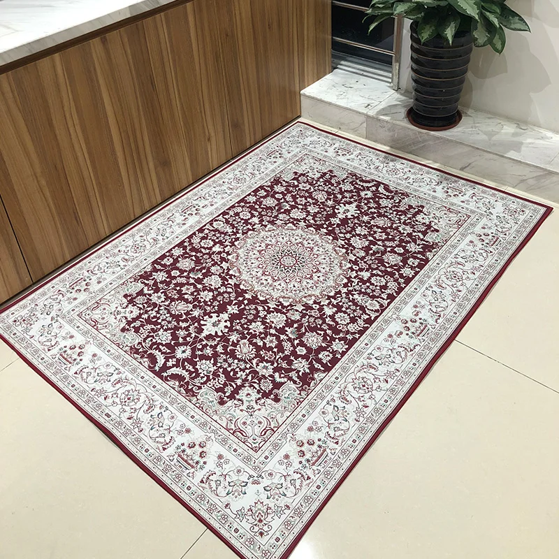 Turquia Impresso Tapete na Sala de estar Lavável Grande de Tapetes para Quarto de Cabeceira, Sofá em Carpete Tapete do Hall de Decoração Anti-Derrapante Tapetes