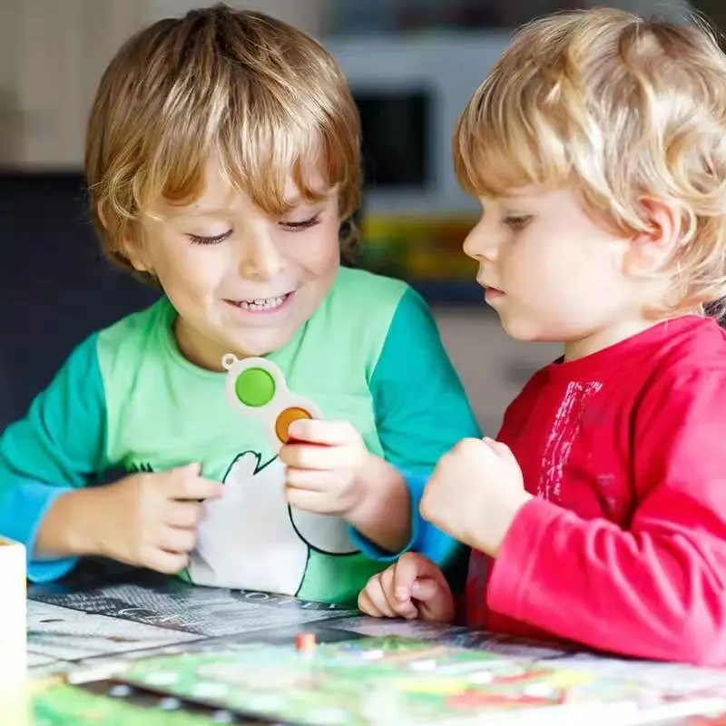 2021 Novo Montessori Stress Fidget Brinquedos Simples Ondulação Brinquedo De Pressão Apaziguador Placa De Controlador De Brinquedo Educativo