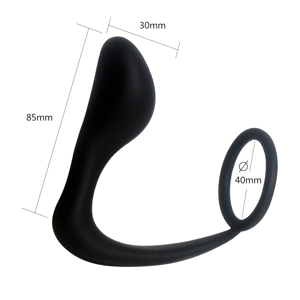Os homens Clímax Cock Ring Erótica, masturbação Masculina de Silicone Plug anal para Homens Masculino Massageador de Próstata Sexo Anal Brinquedos