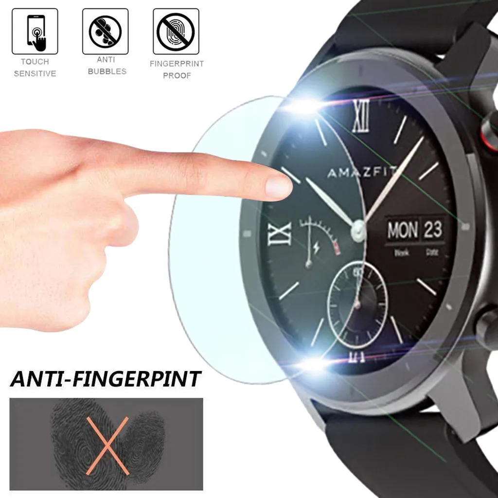 Smartwatch Protetor Filme 3pack à prova de Explosão Tpu Tela de Cinema Para Amazfit Gtr Smart Watch 42mm Acessórios Frete Grátis