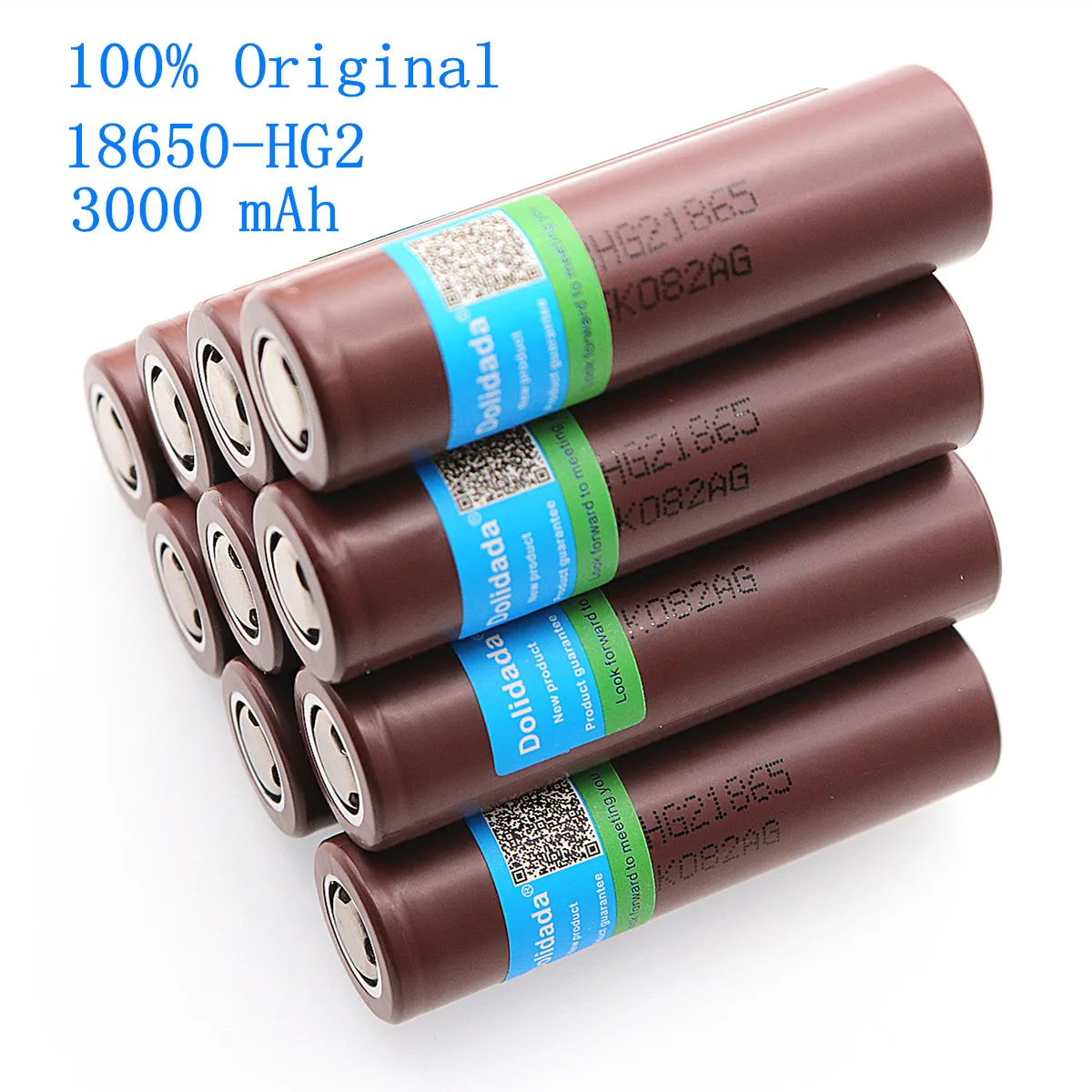 Dolidada Original HG2 18650 3000mAh bateria 18650HG2 3,6 V dedicado Para lg hg2 de Alimentação bateria Recarregável para a bateria
