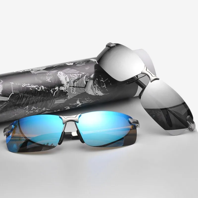Luxo de Homens, Óculos de sol Polarizados Para Homens Clássicos de Condução de Óculos de Sol Vintage Pesca Designer de Óculos Masculino Novas Tonalidades Homem UV400